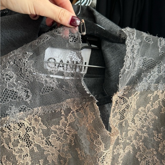 Valentino- Runway 2014 Multicolored Lace Sheer Cutout Cape Midi Dress - Picture 11 of 12